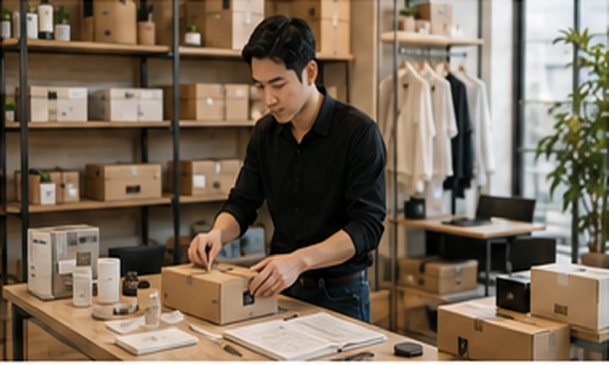 Representative e-commerce brand operations scene