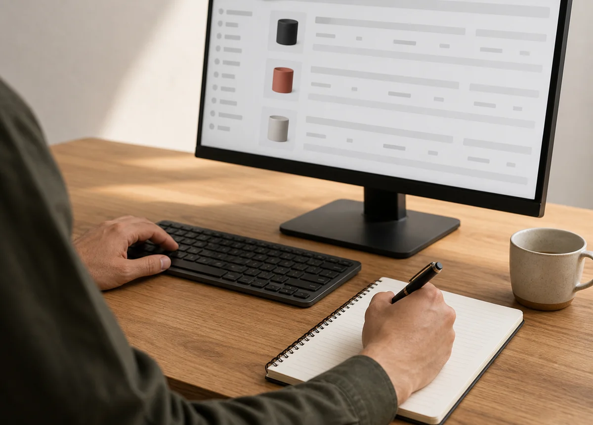 Representative product knowledge and commerce data preparation scene